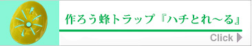 作ろう蜂トラップ ハチとれ~る
